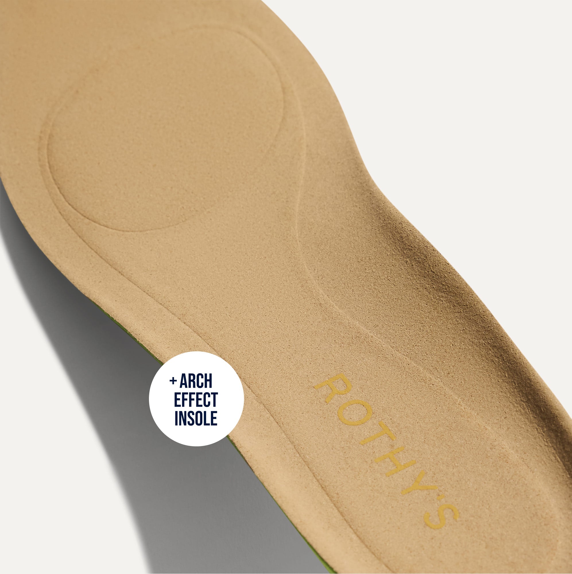 Close up of the Arch Effect Insole on The Daily Loafer in Portobello. 
