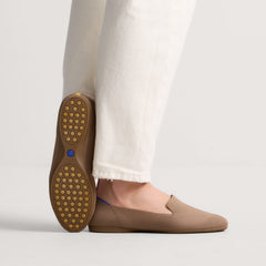 hover | Model wearing The Daily Loafer in Portobello. 