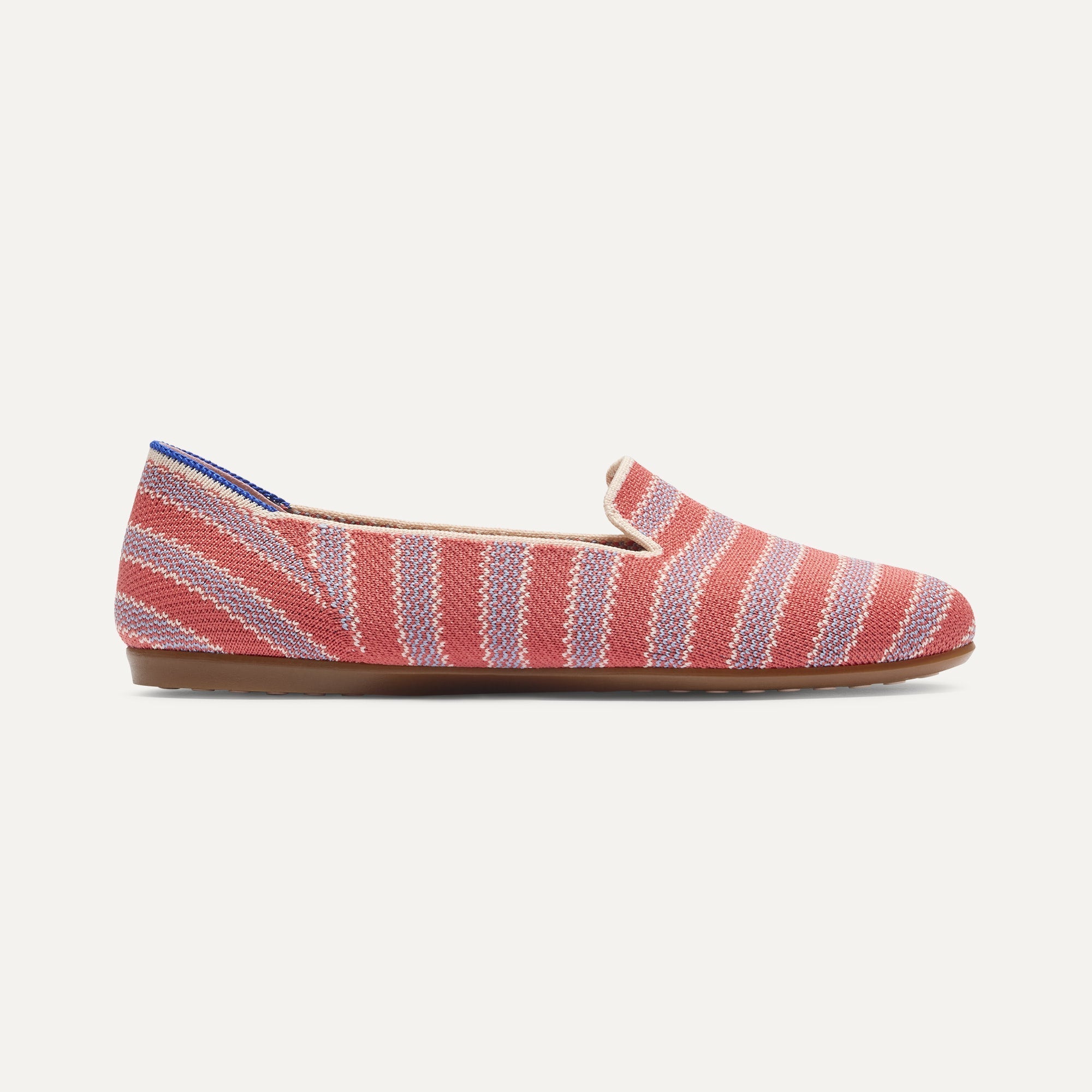 side | The Daily Loafer in Sunkiss Stripe shown from the side. 