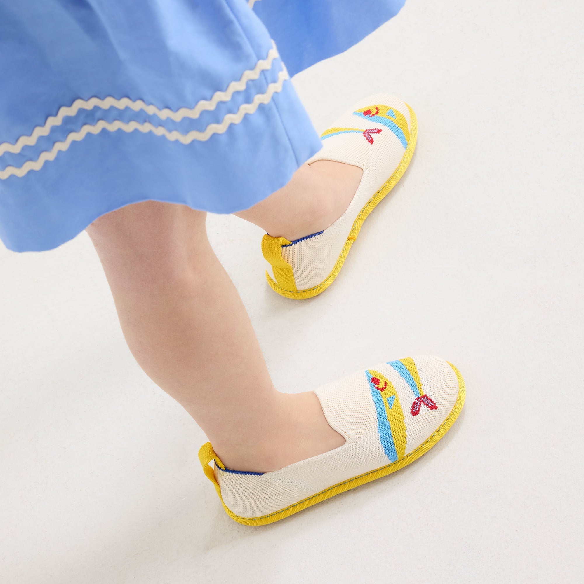 hover | Child wearing The Mini Loafer in Silly Sardine.