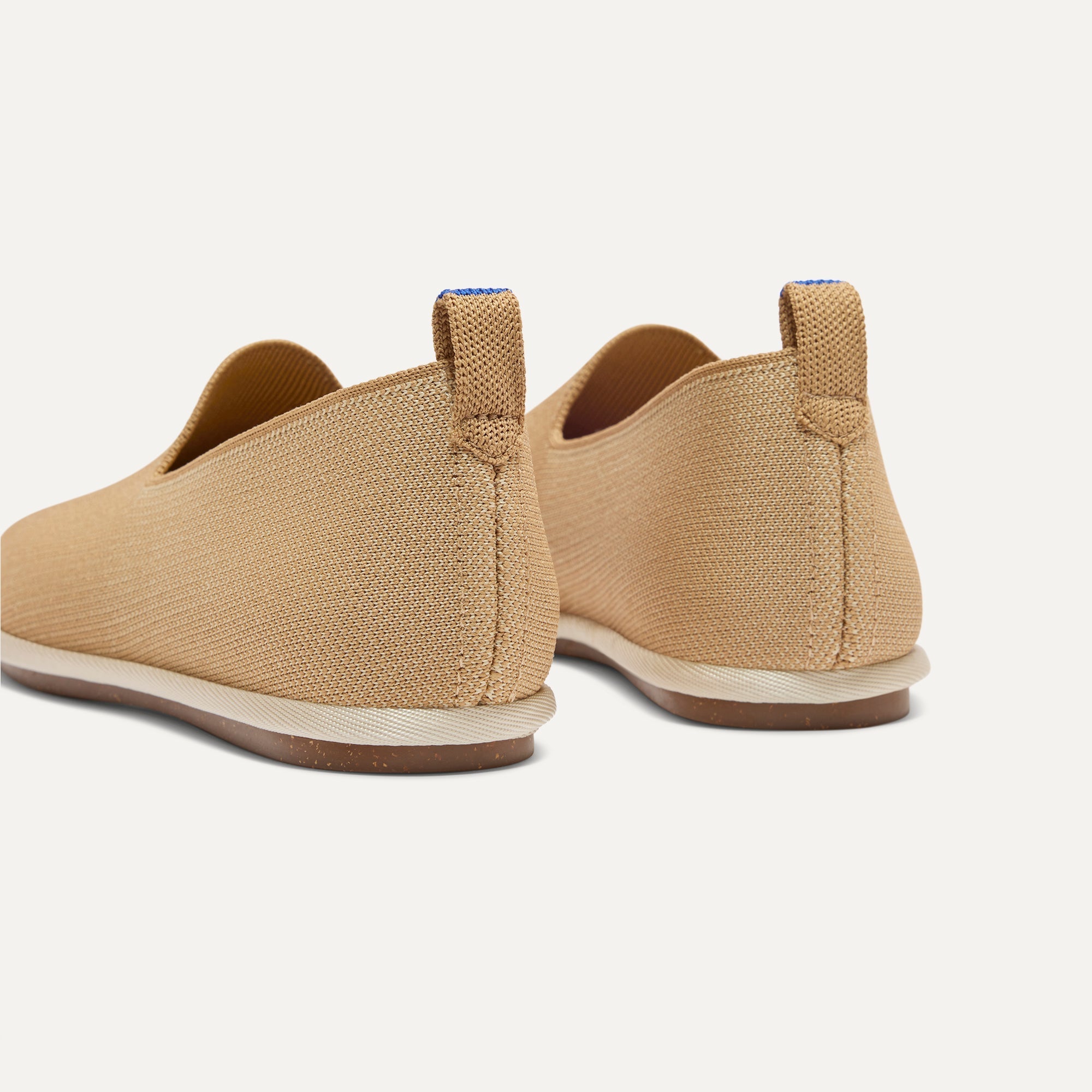 Close up of the heel of The Men's Cruiser Loafer in Husk.