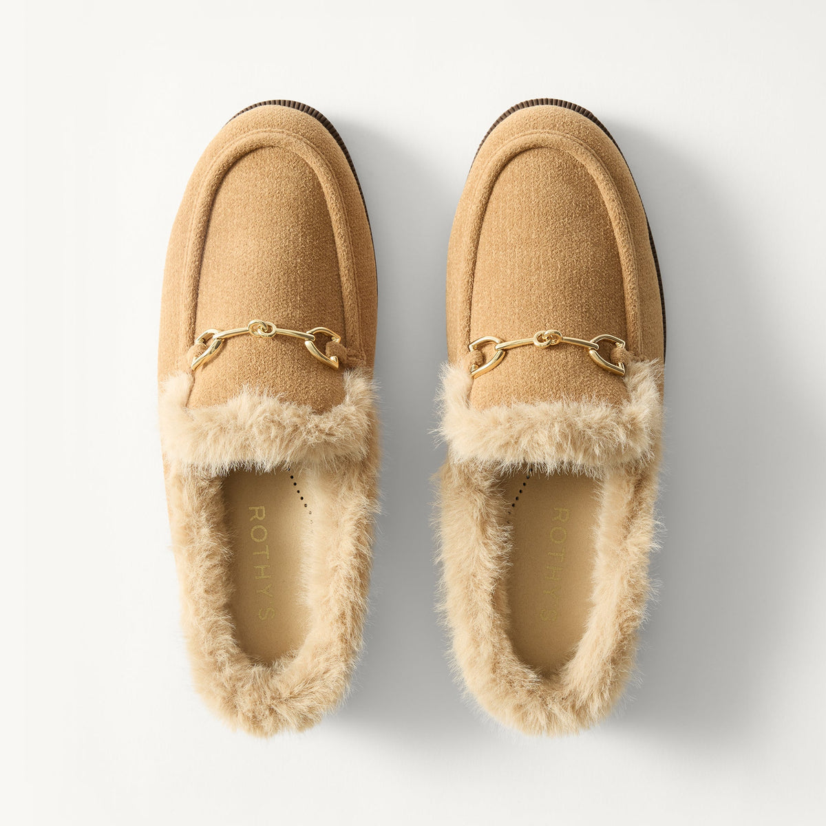 PDP | The Après Loafer Mule in ReVelvet Pecan shown from the top.