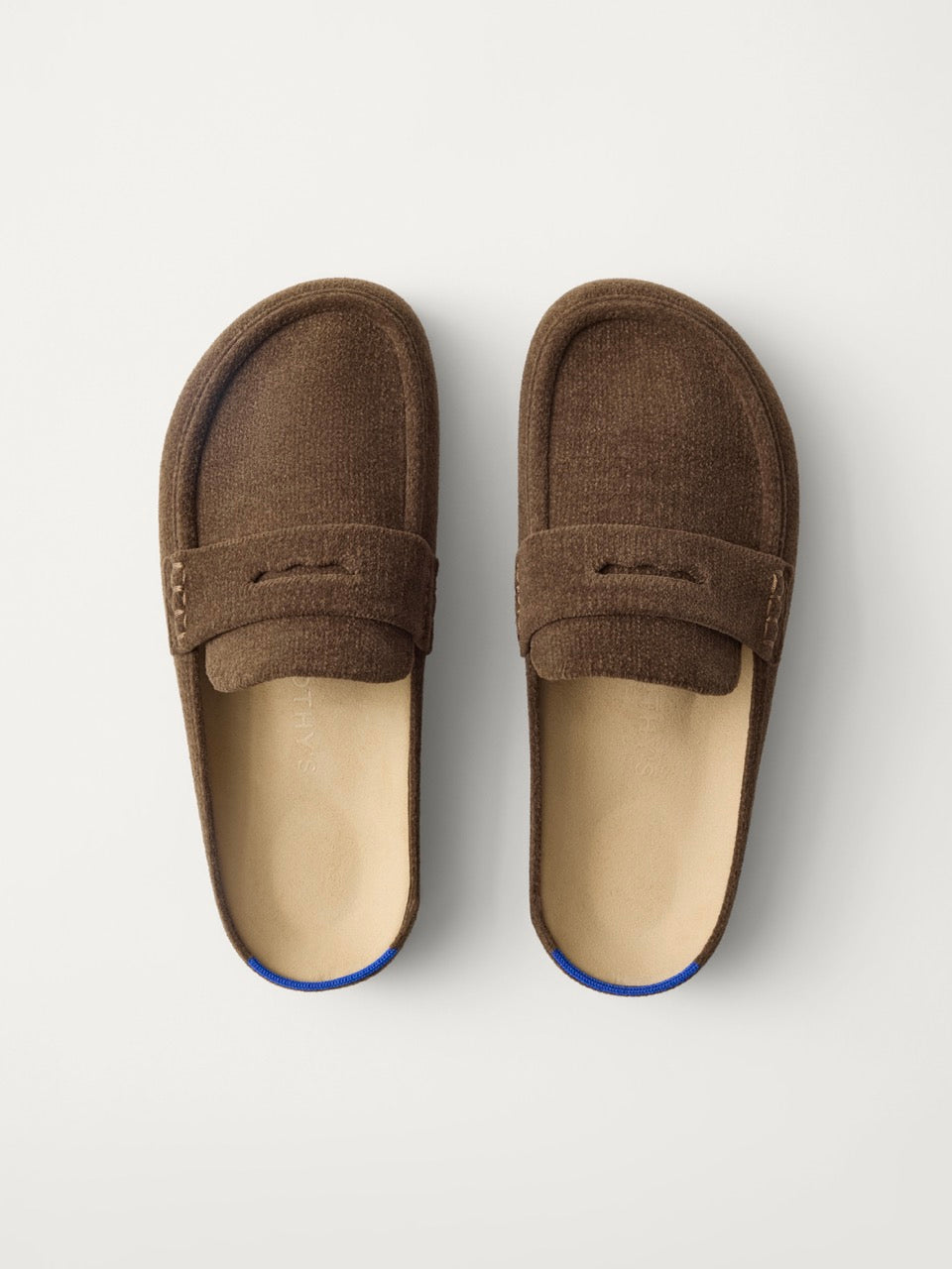 PLP |The Penny Clog in ReVelvet™ Bistro shown from the top. 