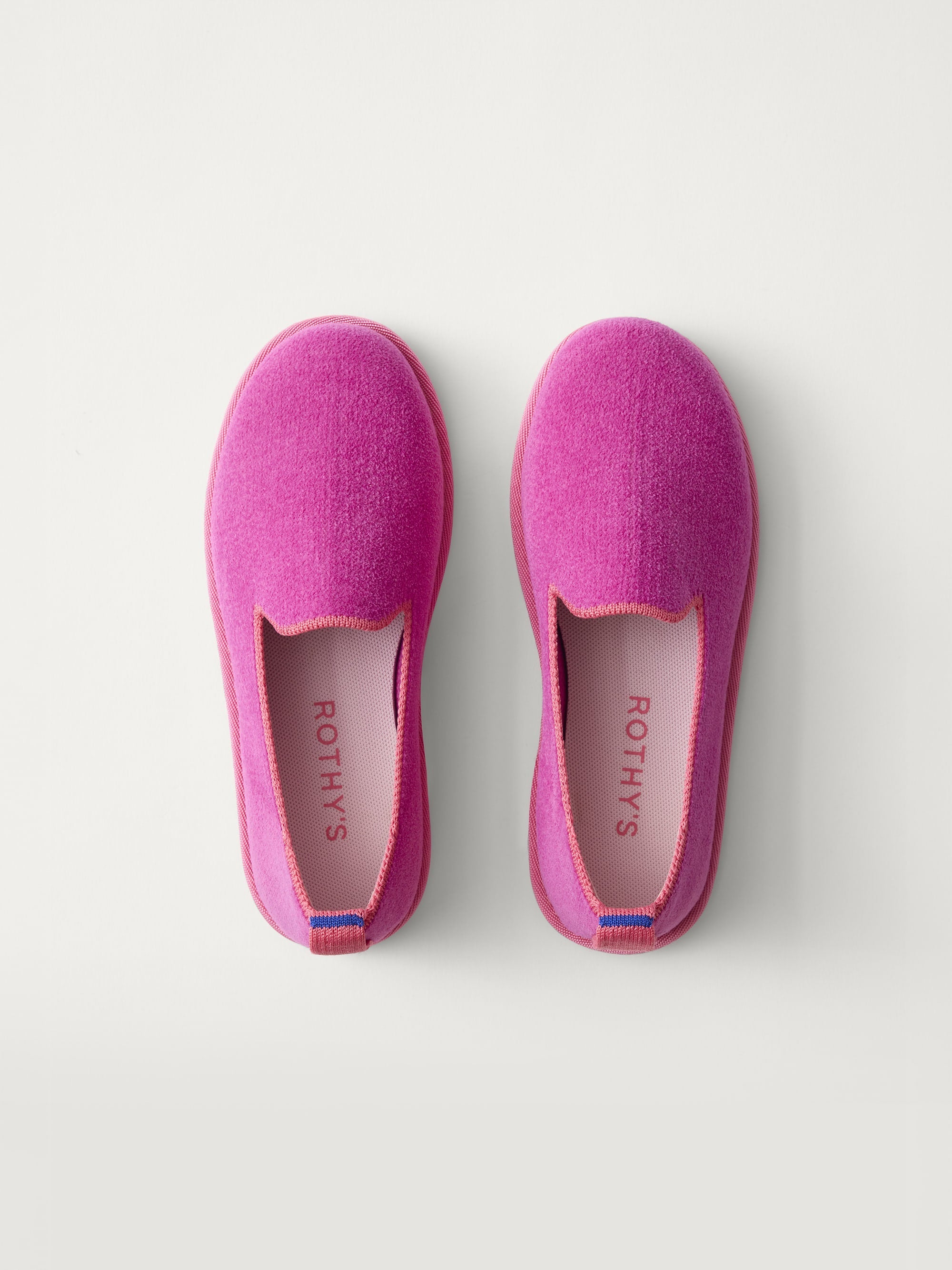 PLP | The Mini Loafer in ReVelvet™ Sweetpea shown from the top.