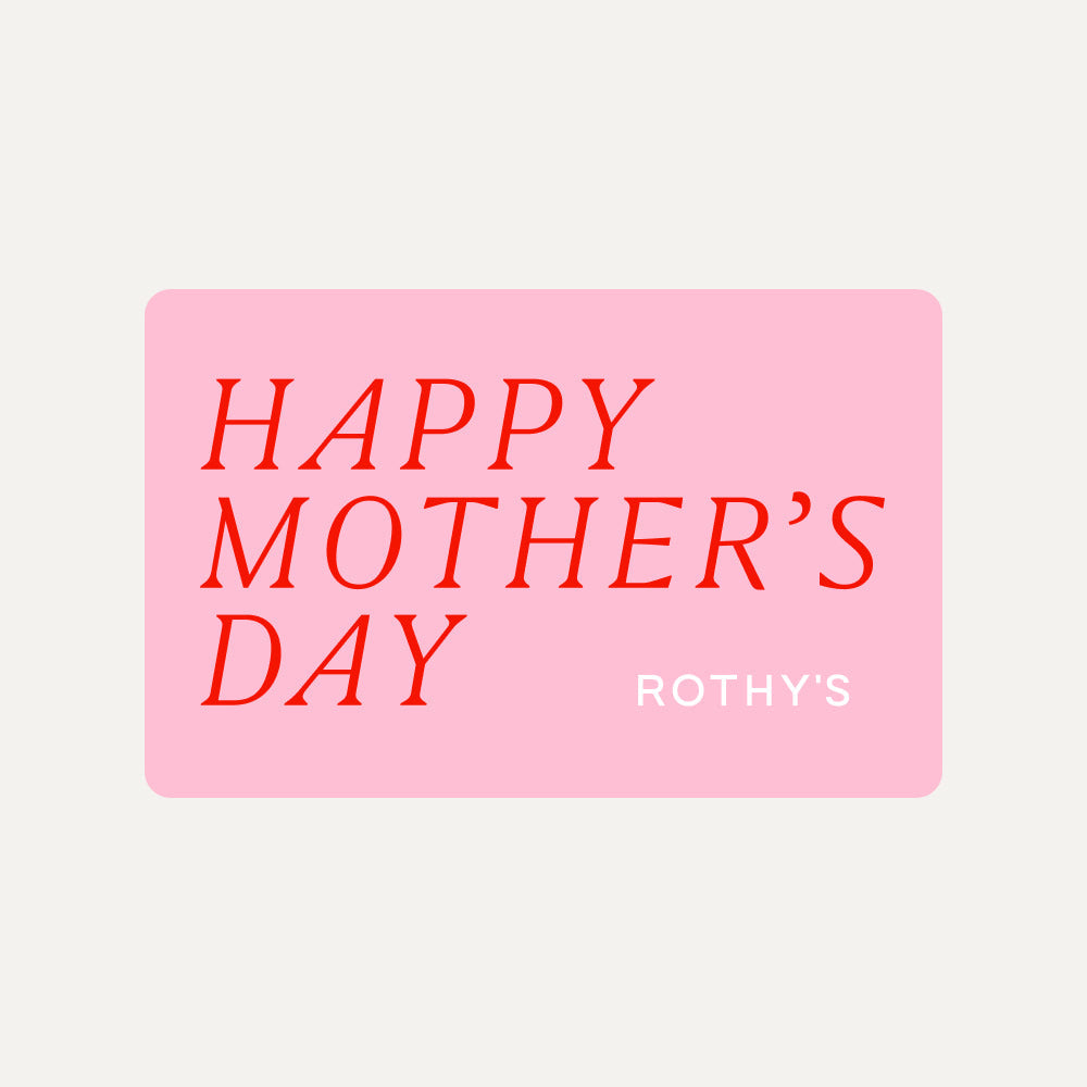 Pink Gift Card with "Happy Mother's Day" copy.